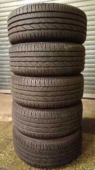 ALU ORIG.ŠKODA ANTIA 7x16 ET46 5x100 57,1 BRIDGESTONE 215x45 - 9