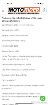 Integrální moto přilba Laser vel.S - 9