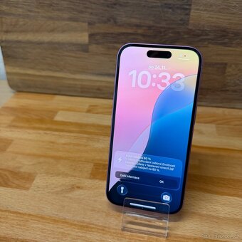 IPhone 16 128GB, pink, 100% baterie, eSIM (záruka) - 9