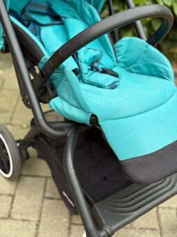 Kočárek CYBEX Eezy S Twist+2 Black 2021, river blue - 9