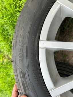 Zánovní ALU kola Aluett + letní pneu (5x108, Ford Mondeo...) - 9