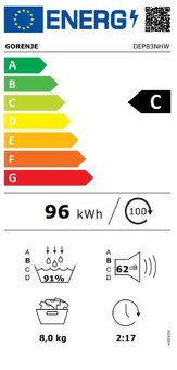 Sušička prádla Gorenje DEP83NHW - 9
