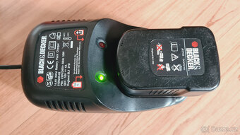 Aku vrtačka s příklepem Black & Decker HP148F2K, bez baterie - 9