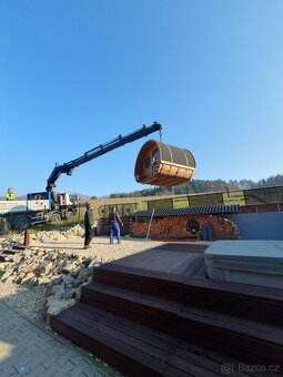 Fínska sauna Šmolko/ exteriérová sauna - 9