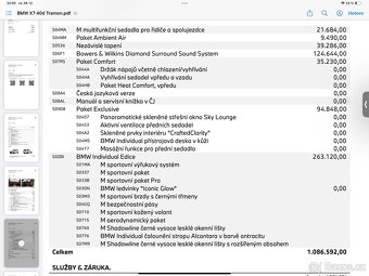 BMW X7 M-PACKET,Maximální výbava - 9