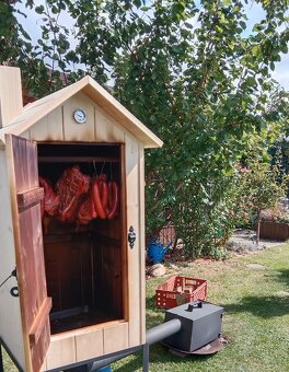 Dřevěné udírna - 9