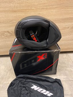 Výklopná helma na motorku NOX N965, vel. L - 9