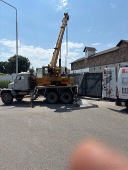 prodám autojeřáb Praga V3S  AD 80 - 9