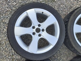 Sada 225/45 17, orig. Kola Škoda Pegasus 7x17, 5x112 - 9