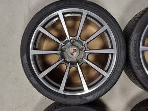 originál alu PORSCHE 911 991 Classic II 20" 5x130 R20 s pneu - 9
