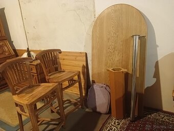 Selský stůl z pravého dubu - 9