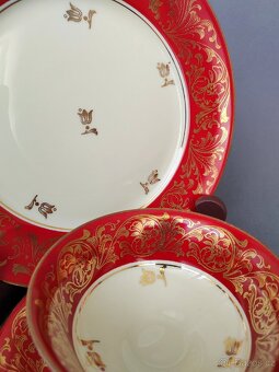 Krásná porcelánová čajová sada Alka Bavaria (1938-1958) - 9