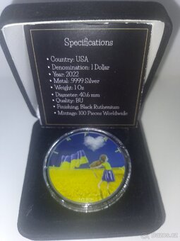 Investiční mince, stříbro, raritní RR - 9