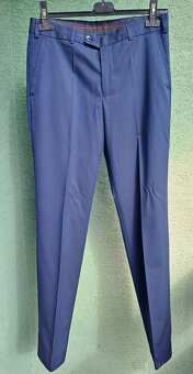 Společenský pánský oblek vel. 46/182 - modrý - 9