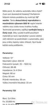 Reproduktor subwoofer - 9