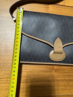 Christian Dior,Vintage Honeycomb Pattern Leather Shoulder Ba - 9