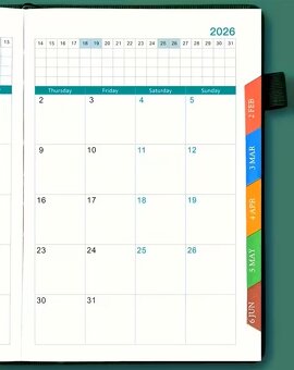 Nový Diář 2026 Notebook Luxusní - 9