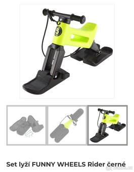 Odrážedlo Funny Wheels s lyžemi - 9