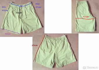 Vintage 90s volné dámské kraťasy - 9