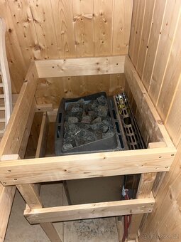 Finská sauna Karibu+kamba BioMat 9 kw - 9