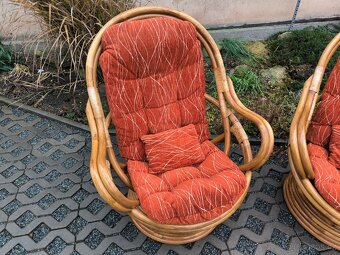 Ratanová křesla - 2 kusy - 9