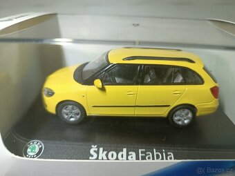 Abrex model 1/43 Škoda Fabia II Combi (2007) - žlutá Sprint - 9