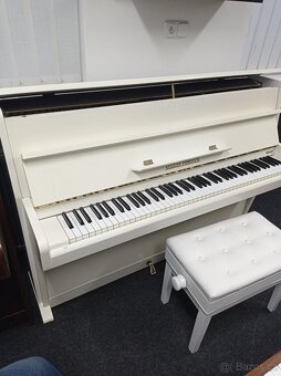 Piano, pianino, klavír bílý Petrof- Forster - 9