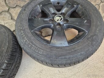 ALU kola 5x100 R14 pneu Barum 185/60 R14 Škoda fabia - 9