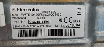 Pračka Electrolux EWTS 10420 W použitá - 9
