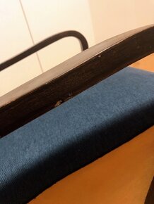 Vintage retro čalouněné křeslo: Po Brně dovoz ZDARMA - 9