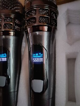 4x bezdrát dobijecí mikrofony + přijimač - 9