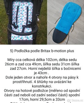 Podložka do kočárku, 2.část, nové - 9
