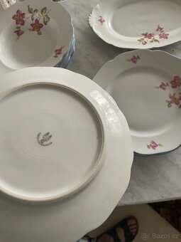 Porcelánový set talířů H&C - Československo - 9