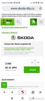 Škoda brzdové kotouče - 9