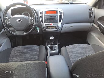 KIA CEED 1.6 16V  combi, ČR, po 1. majiteli, PLNÝ SERVIS - 9