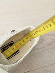 Stříbrné šedé boty tenisky vel 37 třpytivé - 9