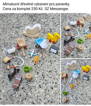 Panenky, hračky a příslušenství pro panenky. Ceny viz fota. - 9