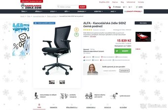 Kancelářská židle - SIDIZ Pc 15 800,- - 9