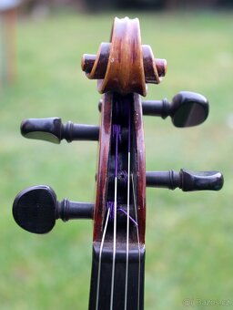 Staré kvalitní česko-německé celé 4/4 housle, c. 1910 - 9