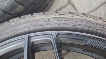 Alu kola Audi 20" 5x112 letní pneu 245/30 R20 4-5mm Motec - 9