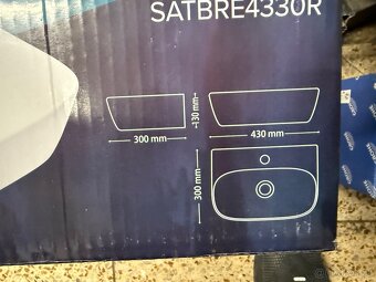 Umyvadlo SAT Brevis 43x30 cm bez přepadu SATBRE4330R - 9