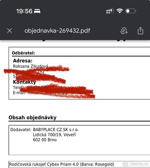 Podvozek ram cybex Priam Rose Gold 4.0 jako novy Rosegold - 9