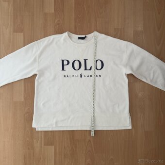 Ralph Lauren Polo bílá dámská mikina | vel. L | solidní stav - 9