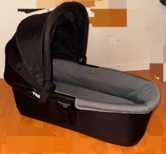 Kočárek Thule Glude šedý melír s korbou - 9