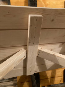 Pivní set, dřevěná lavice, dřevěný stůl - 9