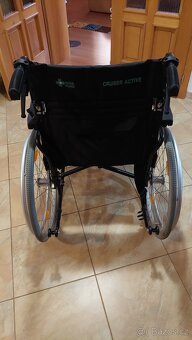 invalidní mechanický odehčený vozík ,šířka sedáku 50cm - 9