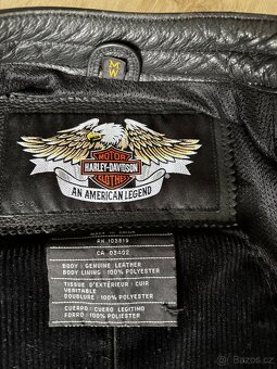 Dámská kožená bunda Harley- Davidson vel.M - 9
