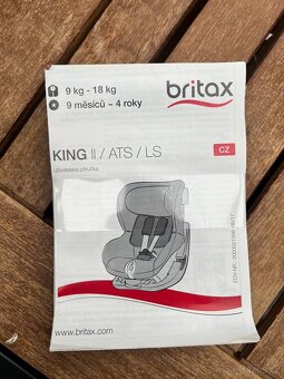 Autosedačka BRITAX RÖMER KING II, 9-18 kg - 9