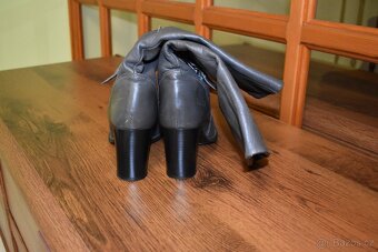 Kozačky ve. 38 pravá kůže - 9