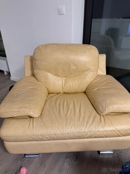 Kožená sedací souprava - 9